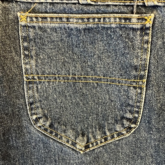 Vintage 80s Lee Relaxed Riders Jeans High Rise Tapered Medium Blue USA 12P/29x28 - Picture 8 of 11